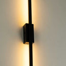 Arandela Plafon Tec Preta 60cm LED 10W GD011SB Bella ST2499-Bella Iluminação-Starlumen