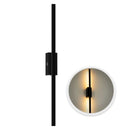 Arandela Plafon Tec Preta 60cm LED 10W GD011SB Bella ST2499-Bella Iluminação-Starlumen