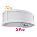 Arandela Policarbonato Branca Maresia 29cm St1612-Starlumen-