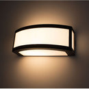 Arandela Policarbonato Preta Maresia 29cm St1612-Starlumen-