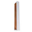 Arandela Puch Branca Led Efeito Decorativa Parede Teto 10w 50cm 5745/50-BT/CB-M St164 - Branca-Arandelas-Starlumen