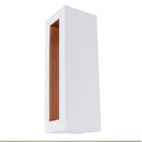 Arandela Puch Branca Led Efeito Decorativa Parede Teto 5w 15cm Branca e cobre St154 - 127V-Arandelas-Starlumen