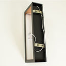 Arandela Puch Preta LED Efeito Decorativa Parede Teto 5W 25cm Preta com Cobre ST163 - 127V-Arandelas-Starlumen