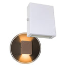Arandela Slim 2 Focos Parede Muro Interna Externa St1597-Starlumen-Branco-
