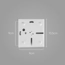 Arandela Slim Externa Alumínio 2 Frisos Moderna + LED G9 5W ST2527-Starlumen-