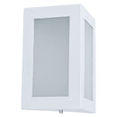 Arandela Triangular Externa Parede Muro Alumínio Vidro St532-Starlumen-