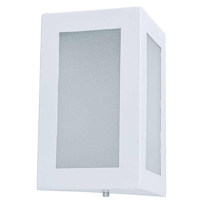 Arandela Triangular Externa Parede Muro Alumínio Vidro St532-Starlumen-