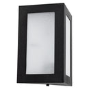 Arandela Triangular Externa Parede Muro Alumínio Vidro St532-Starlumen-