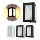 Arandela Triangular Externa Parede Muro Alumínio Vidro St532-Starlumen-