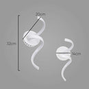 Arandela Worm Branco LED Integrado 10W AR1426BR ST1889-Quality-Starlumen