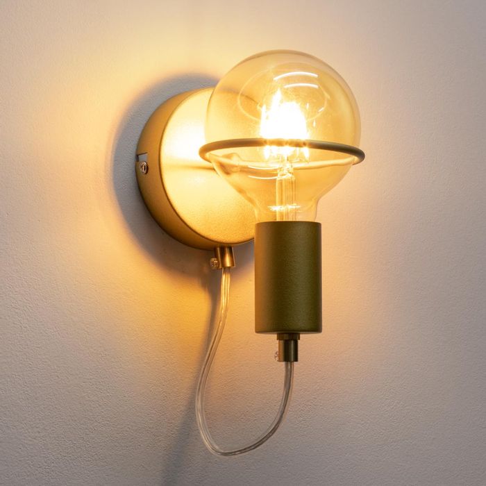Arandela Zeki ZR143-GD Starlux + Filamento LED G95 4W ST2635