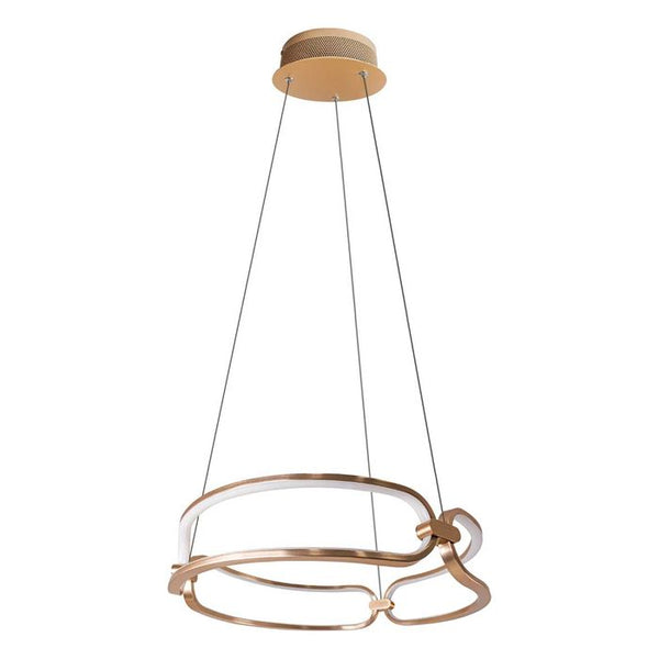 Lustre Pendente Lumina LED 37W Ø45cm French Gold BB006 Bella ST2237