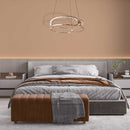 Lustre Pendente Lumina LED 37W Ø45cm French Gold BB006 Bella ST2237