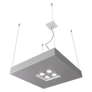 Pendente Quadrado Branco Bore 50cm Usina Design 4601/50 BT ST2562