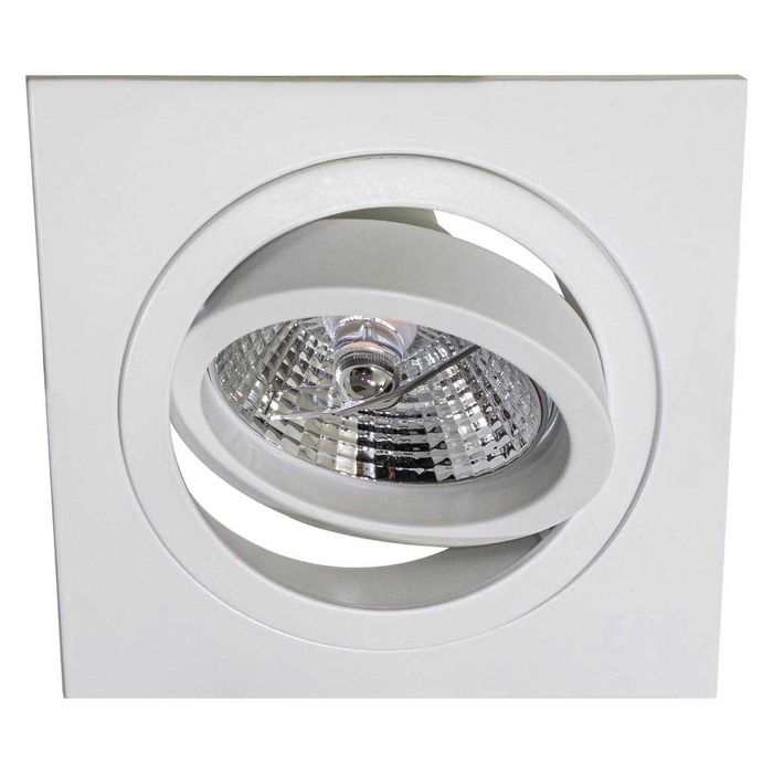 Spot Ecco Quadrado Rente Embutir Gu10 P/ Ar70 NS5701B St1842