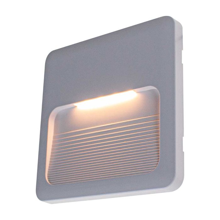 Balizador LED 2W Elegance Sobrepor IP65 4x2 ou 4x4 Branco Quente ST2294
