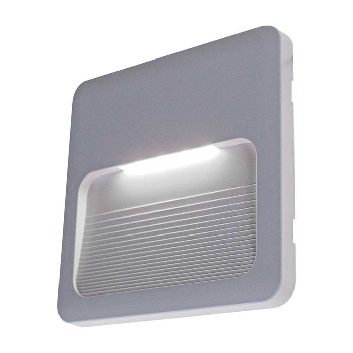 Balizador LED 2W Elegance Sobrepor IP65 4x2 ou 4x4 Branco Frio ST2294