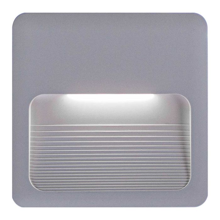 Balizador LED 2W Elegance Sobrepor IP65 4x2 ou 4x4 Branco Frio ST2294