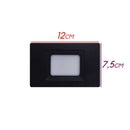 Luminária Embutir Preta Parede E Escada Caixa 4x2 P/ Led 2431 St1427