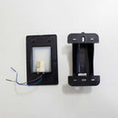 Luminária Embutir Preta Parede E Escada Caixa 4x2 P/ Led 2431 St1427