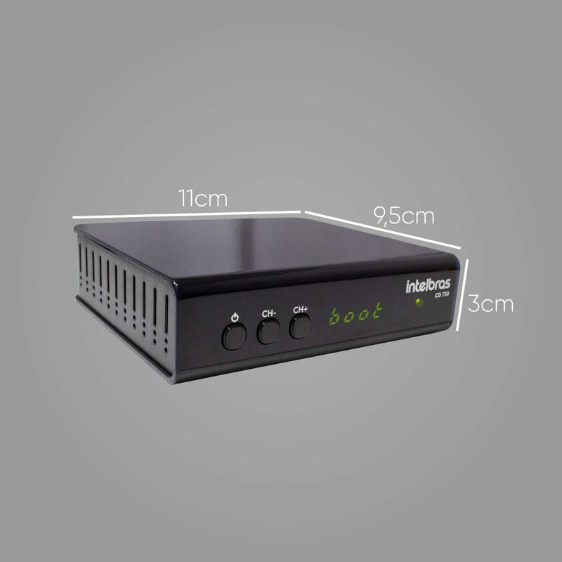 Conversor Digital de Tv com Gravador CD730 St1448