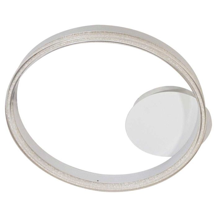 Plafon Emily Branco Anel Ring Arco Led Integrado 20w Ø40cm CM31200-WH St1747