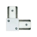 Conector Emenda em L para trilho eletrificado Branca QCN-907-BR ST496-Starlumen-