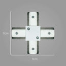 Conector Emenda em X para trilho eletrificado Branca QCN909-BR ST496-Starlumen-