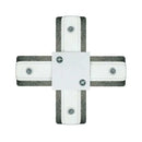 Conector Emenda em X para trilho eletrificado Branca QCN909-BR ST496-Starlumen-
