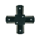 Conector Emenda em X para trilho eletrificado Preta QCN909-PT ST496-Starlumen-