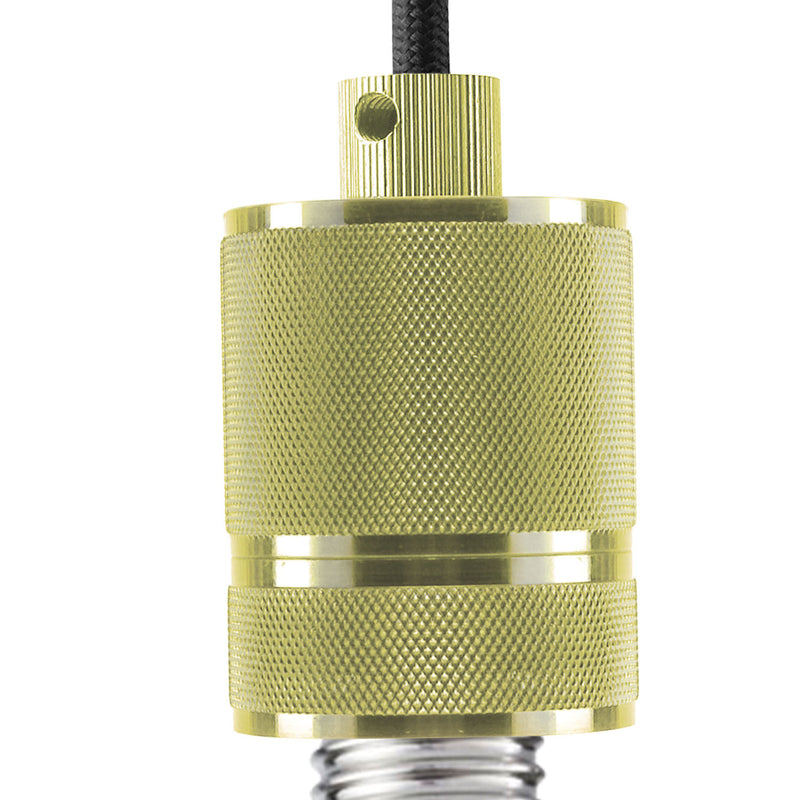 Pendente Socket d 5cm X 6cm  1xe27 127v / 220v Dourado - DA002B - Bella Iluminação