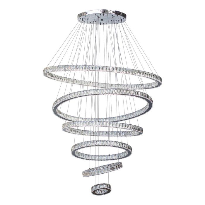 Lustre Anéis de Cristal LED Integrado 165W DCD00701D ST2073