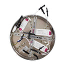 Lustre Anel Cristal LED 77W Pé Direito Duplo DCD00723 ST2106