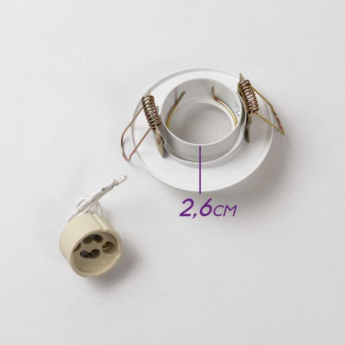 Spot Embutir Redondo para Gu10 Minidicroica Bella DL057 ST2475