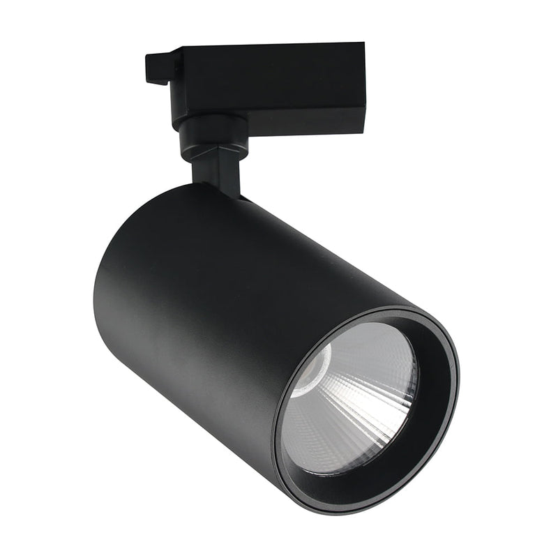 Spot Para Trilho Neo Preto (d)6.9cm (l)10cm (a)14.2cm  1x10w 2700k 850lm - DL143P10 - Bella Iluminação