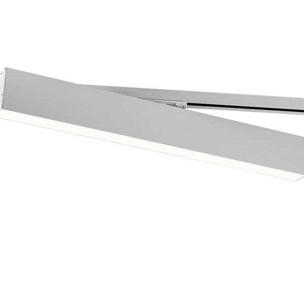 Plafon Para Trilho Neo Bar Branco (c)58cm (l)4cm (a)7.5cm  1x20w 2700k 1600lm - DL144B20 - Bella Iluminação