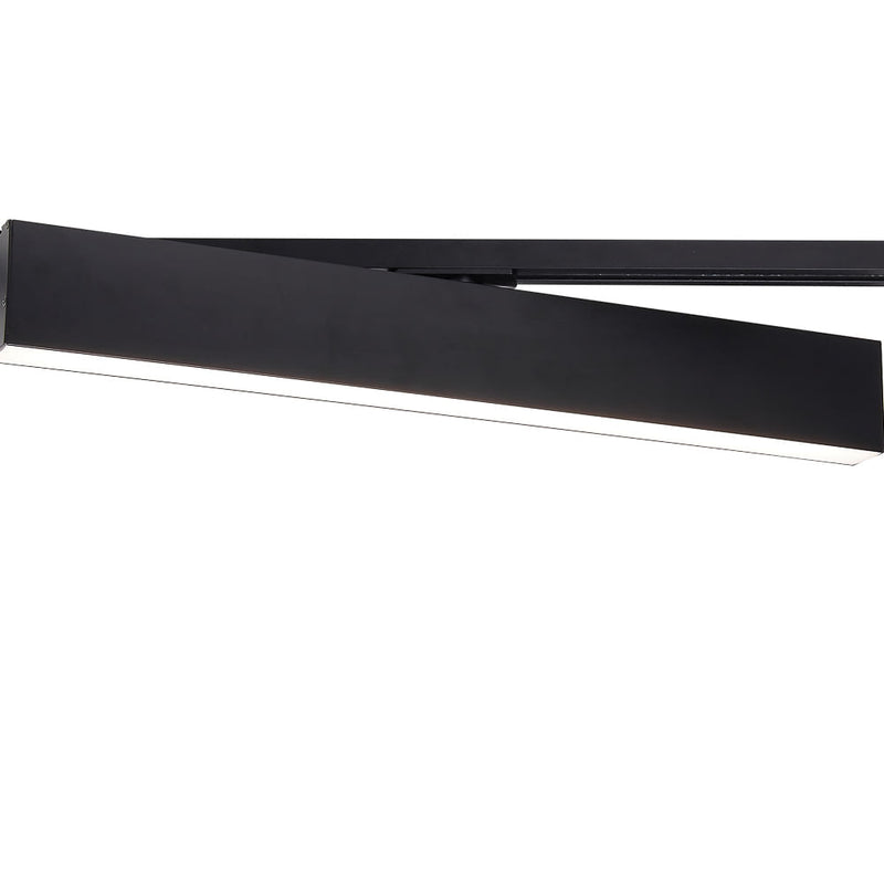 Plafon Para Trilho Neo Bar Preto (c)58cm (l)4cm (a)7.5cm  1x20w 2700k 1600lm - DL144P20 - Bella Iluminação