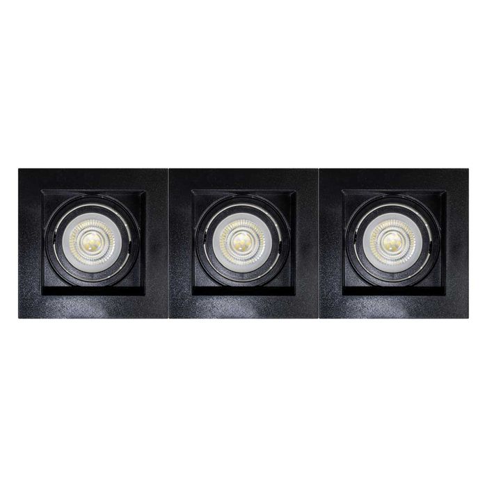 Spot Embutir Conecta ABS Preto para MR16 DL146DICB Bella ST2348