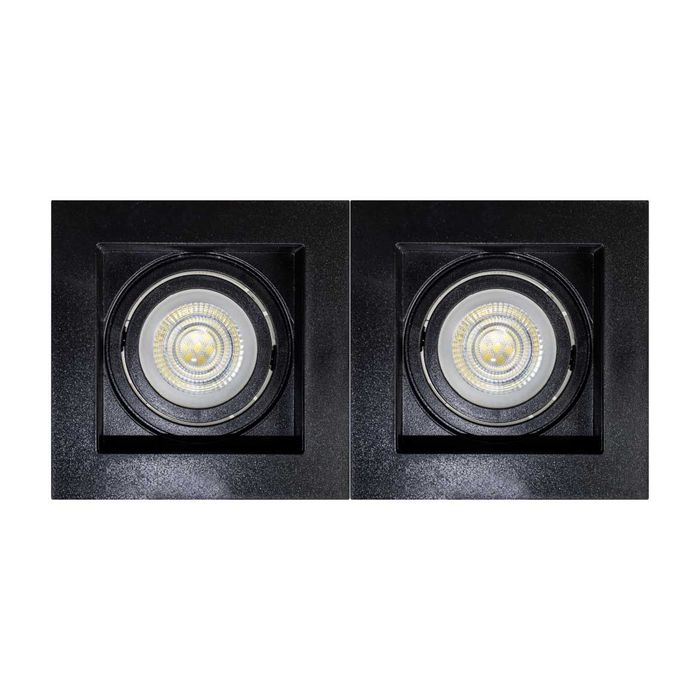 Spot Embutir Conecta ABS Preto para MR16 DL146DICB Bella ST2348