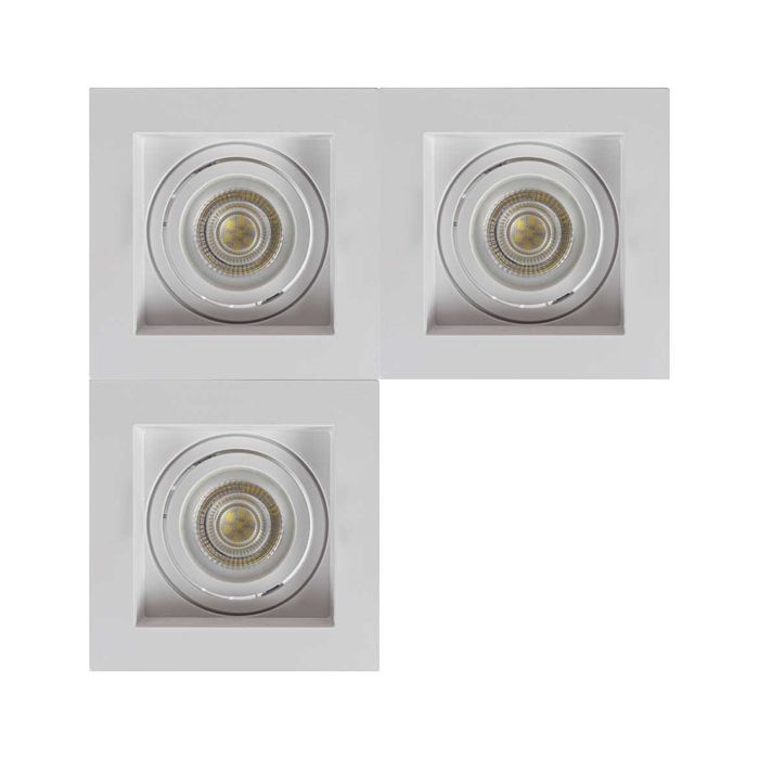 Spot Embutir Conecta ABS Branco para MR16 DL146DIC Bella ST2348