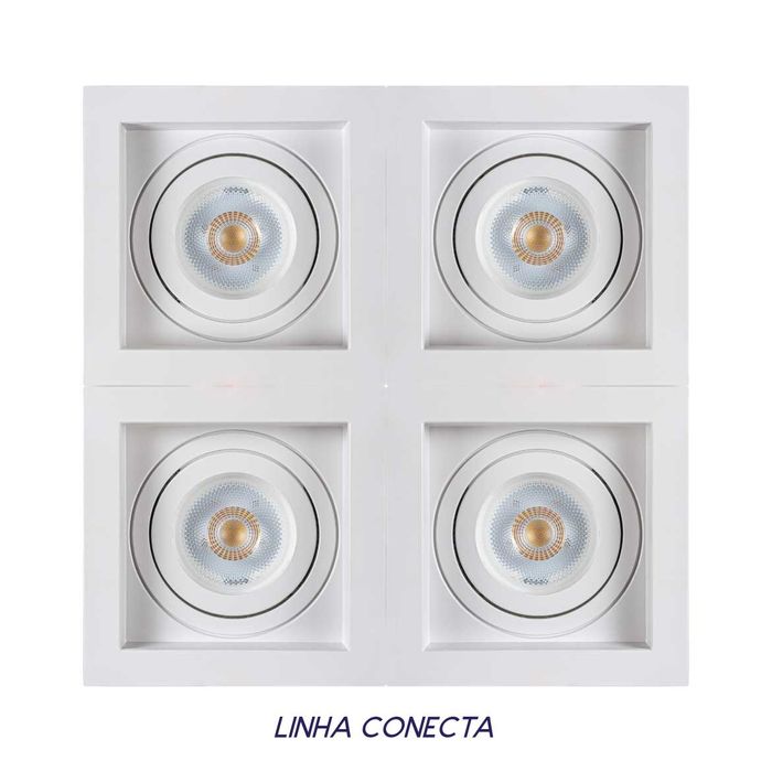 Spot Embutir Conecta ABS para PAR20 Branco DL146PAR20W Bella ST2342