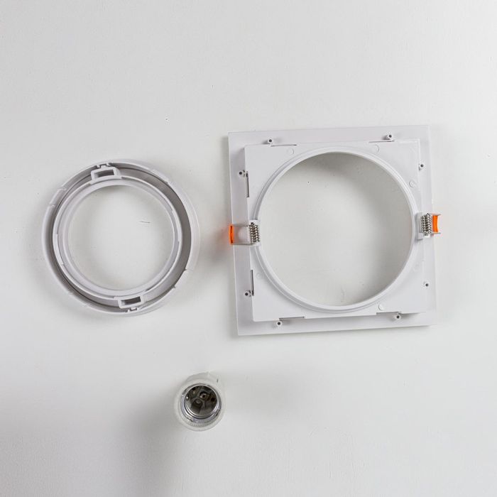 Spot Embutir Conecta ABS para E27 Branco DL146PAR30 Bella ST2340