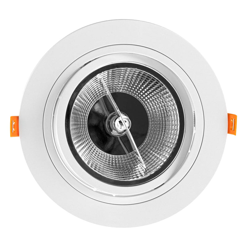 Spot Redondo Embutir Conecta ABS branco p/AR111 DL152AR111W Bella ST2752