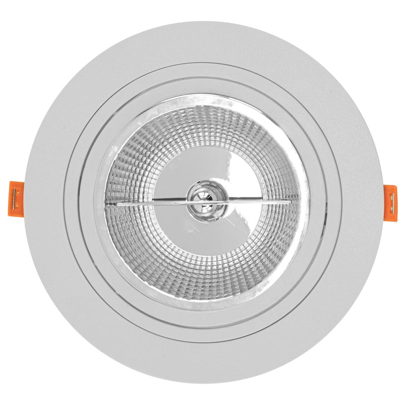 Spot Redondo Embutir Conecta ABS branco p/AR111 DL152AR111W Bella ST2752