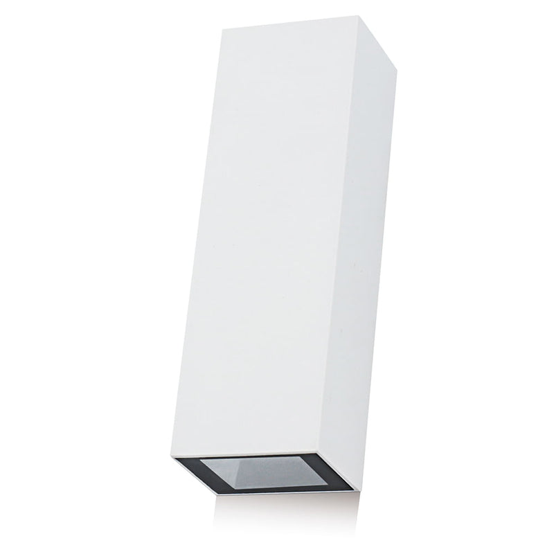 Arandela Quadra Branco (c)3.2cm (l)4.2cm (a)12cm  1x5w 3000k 250lm - DL157W - Bella Iluminação