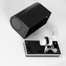 Arandela Dots Preto 2 Fachos para 2X MR16 GU10 DL159 Bella ST2724