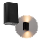 Arandela Dots Preto 2 Fachos para 2X MR16 GU10 DL159 Bella ST2724