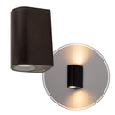 Arandela Dots Marrom 2 Fachos para 2X MR16 GU10 DL159 Bella ST2724