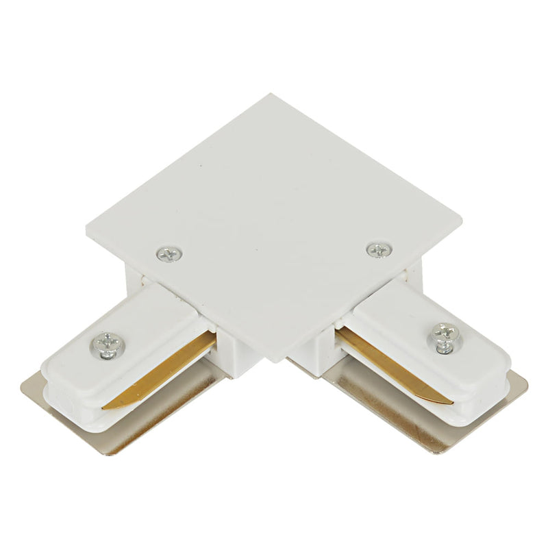 Conector L Para Trilho De Embutir Branco - DL160LW - Bella Iluminação