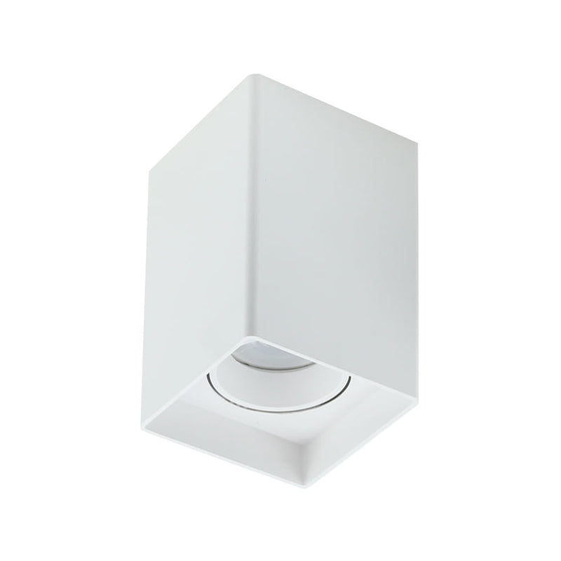 Spot De Sobrepor Quad Branco (C)8Cm (L)8Cm (A)12.5Cm  1Xgu10 Mr16 - DL163W - Bella Iluminação